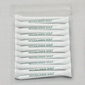 Poly Bagged Golf Tee Set - 20 Tees - 1-color imprint